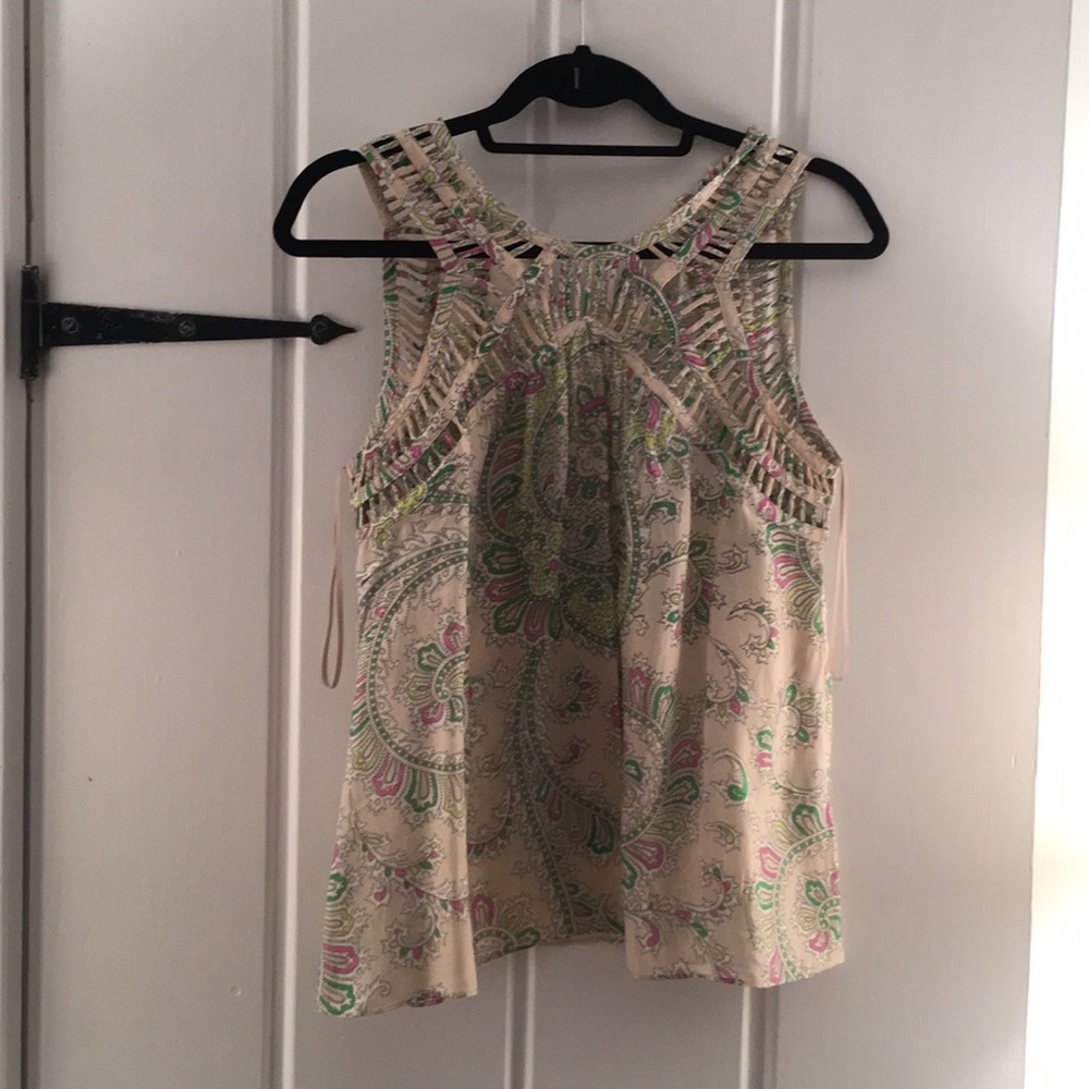 Paisley blouse. Only worn once. From Anthropologie